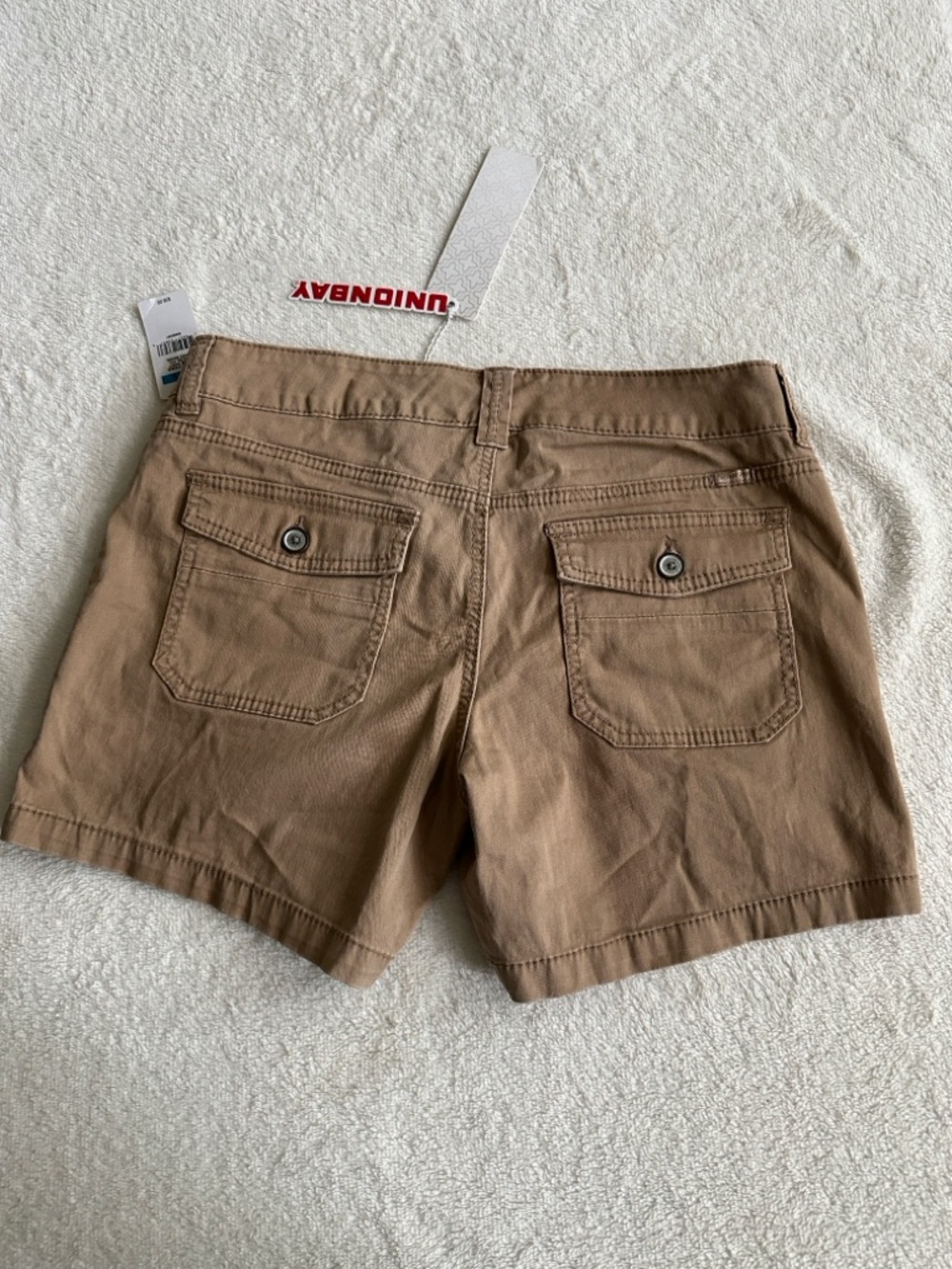 NWT Unionbay Women's Tan Casual Shorts size 9 - Picture 2 of 7